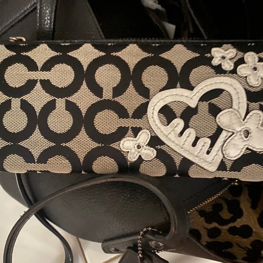 Coach cute Daisy zip around wallet